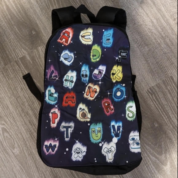 BACKPACK funny alphabet print - Picture 2 of 4